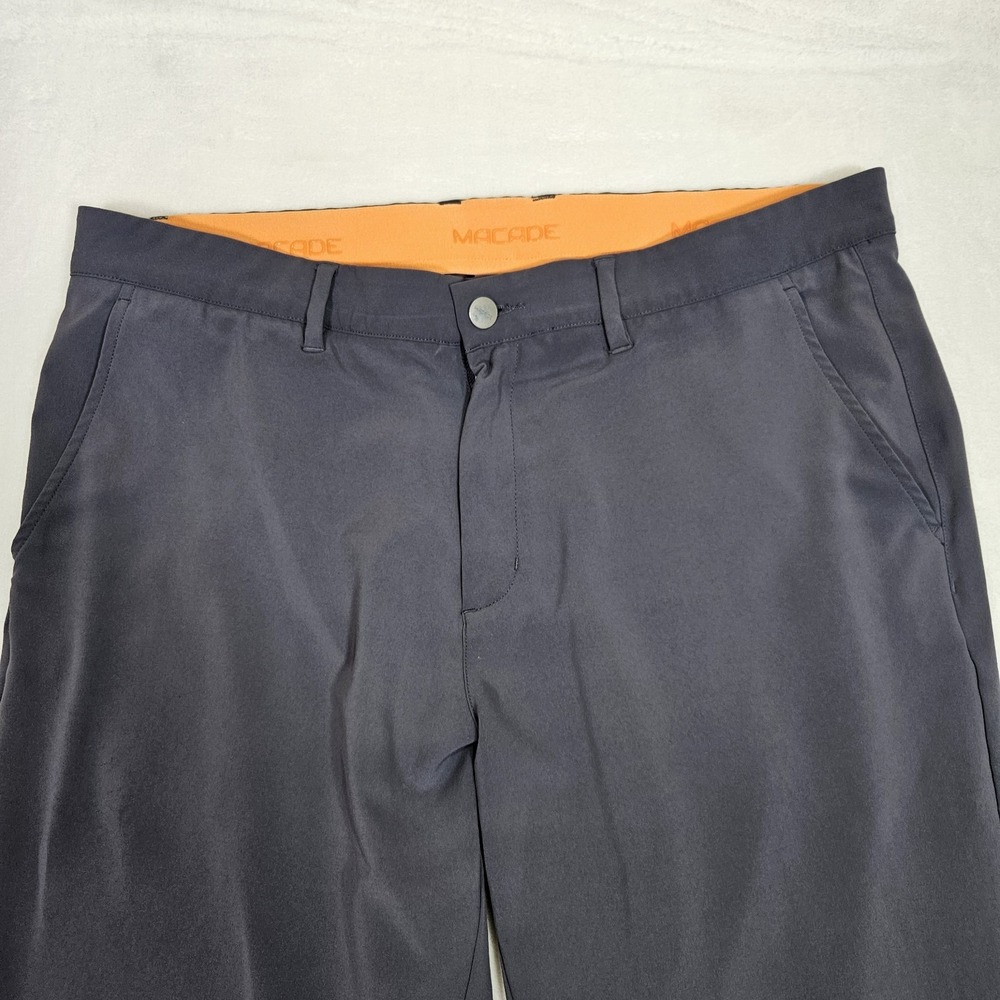 Macade Golf Pants Men's Size 36x31 Dark Gray Slim‎ Fit Tapered Stretch - Picture 2 of 10